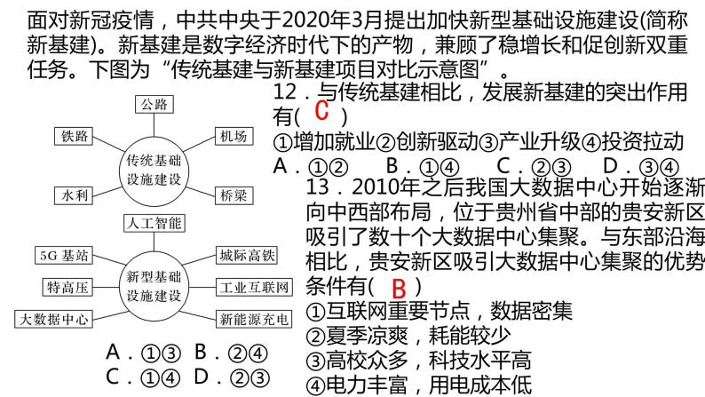 066中国自然地理概况2023届高三地理一轮总复习第四部分人文地理之服务业的区位选择 课件08