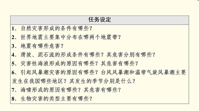 中图版高中地理必修第一册第3章第1节第1课时地震灾害与地质灾害、海洋灾害、生物灾害课件第3页
