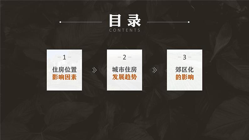 【问题研究】从市中心到郊区,你选择住在哪里高一地理课件(人教版2019必修第二册)02