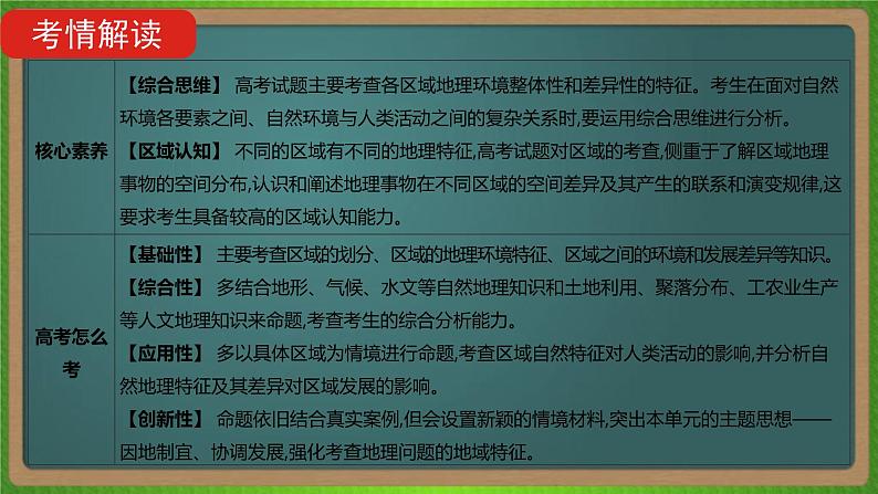 第十四单元 地理环境与区域发展(地理)新高考版-高考二轮复习课件03