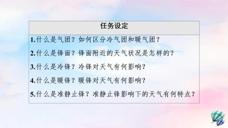 鲁教版高中地理选择性必修1第3单元第1节常见的天气系统课件+学案+练习含答案03