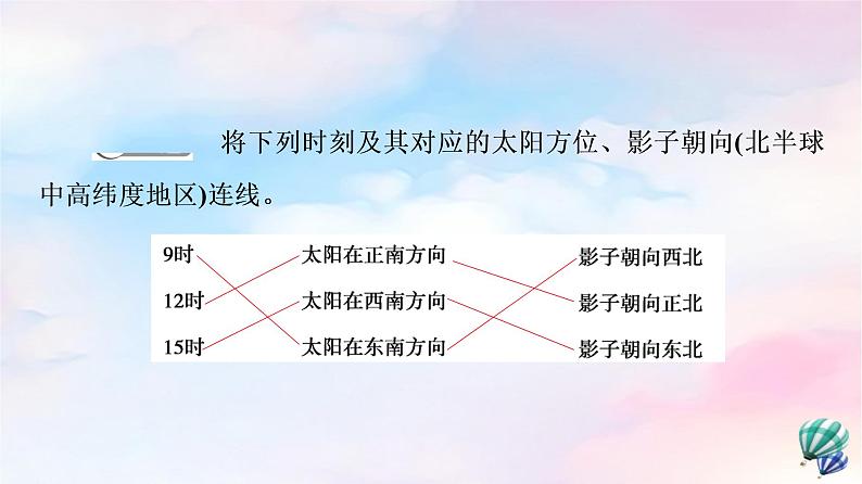 鲁教版高中地理必修第一册第1单元单元活动判别地理方向课件第7页