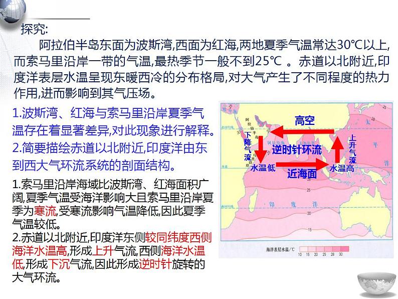 湘教版高中地理选修第一册4.3 海-气相互作用 课件02