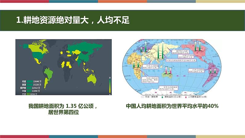 2.1耕地资源与国家粮食安全 课件+练习-高二地理(湘教版2019选择性必修3)08