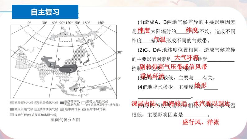 （全国通用）备战2023高考地理总复习——4.5《素养提升·微专题气候综合专题》课件+讲练题+测试题03