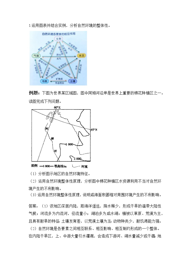 第五章_自然环境的整体性与差异性—2022-2023学年高二地理人教版（2019）选择性必修1大单元“四步复习法”02