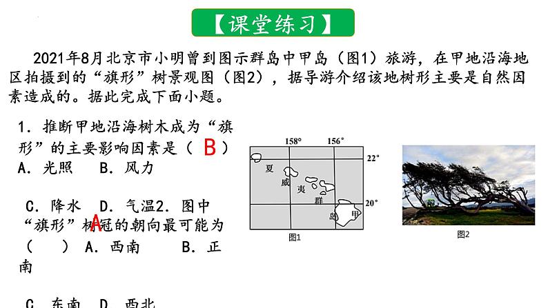 3.3.2 气候的形成及其对自然景观的影响(气候对自然景观形成的影响)(课件)-2022-2023学年高二地理同步精品课堂(中图版2019选择性必修1)08