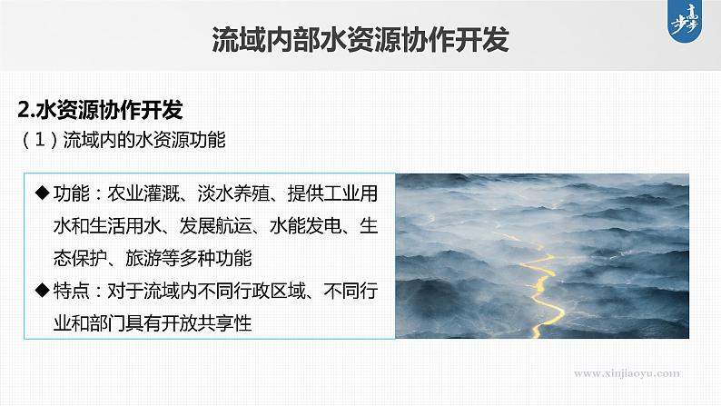 新高中地理高考2023年高考地理一轮复习(新人教版) 第3部分 第4章 课时70流域内协调发展课件PPT第6页