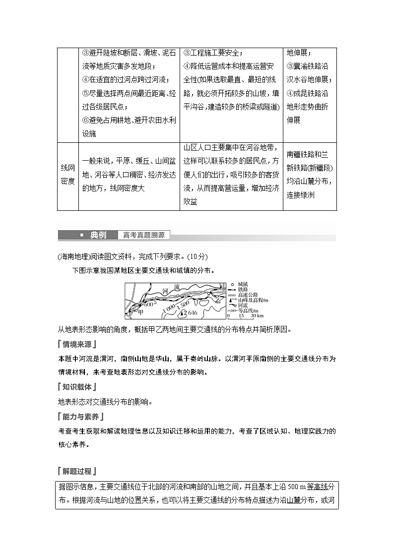 新高中地理高考2023年高考地理一轮复习(新人教版) 第1部分 第5章 第2讲 课时31 山地对交通的影响第2页