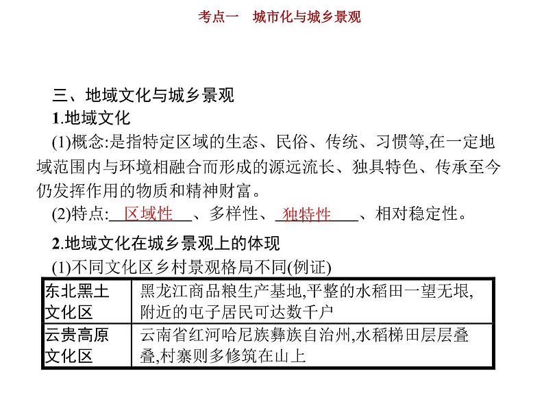 新高中地理高考第7单元 第1讲 城市化与城乡景观 课件练习题第8页