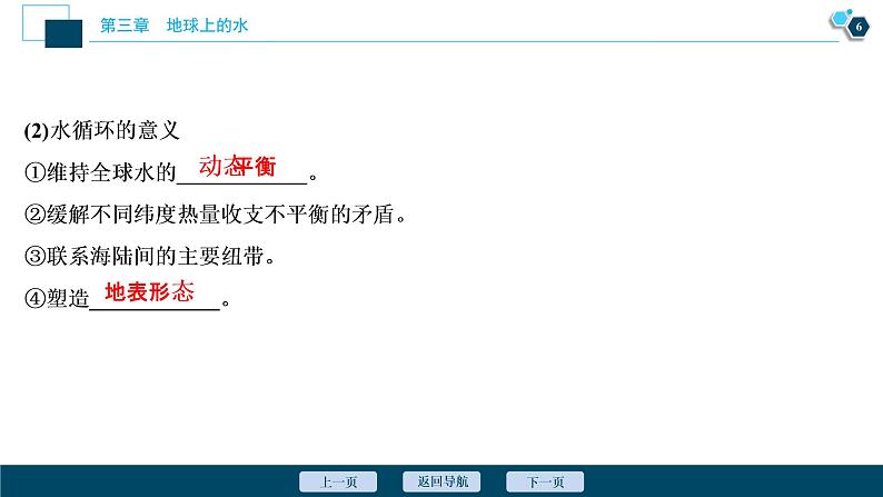 新高中地理高考新高考地理一轮复习 第10讲 自然界的水循环和水资源的合理利用课件PPT第7页