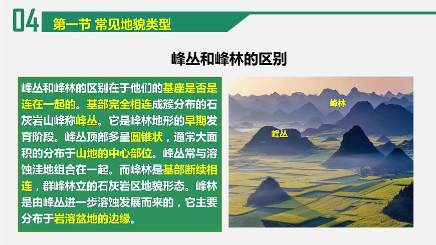 2022-2023學(xué)年高中人教版地理必修一4.1 常見地貌類型課件第8頁