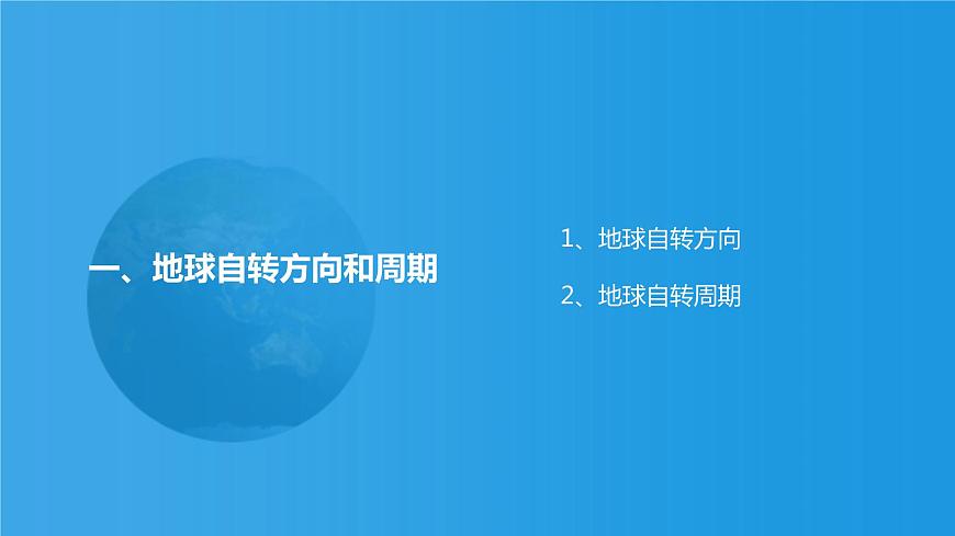 1.1《地球自轉(zhuǎn)及其地理意義》課件第6頁