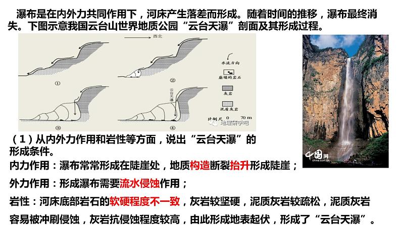 091流水地貌2023届高三地理一轮总复习第五部分自然地理之地表形态课件PPT第6页