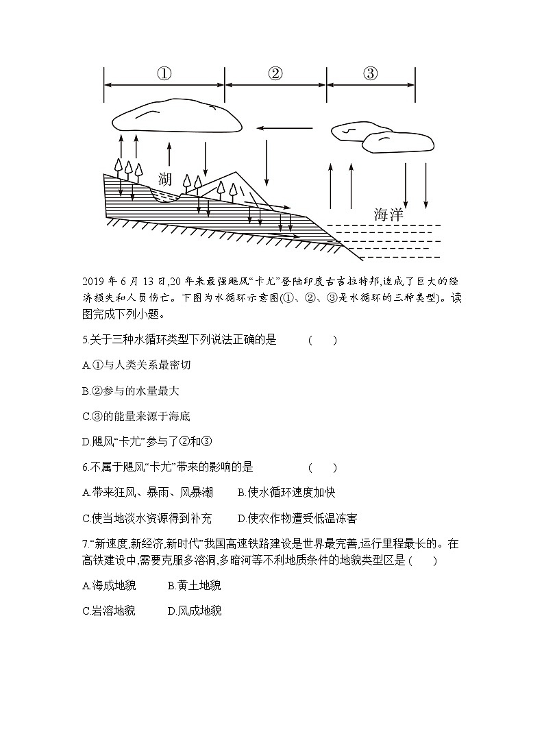 广东省2020年普通高中学业水平测试地理模拟测试题(一) (解析版)03