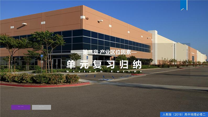 第三章 产业区位因素(单元复习课件)精编高一地理同步备课系列(人教版2019必修第二册)01