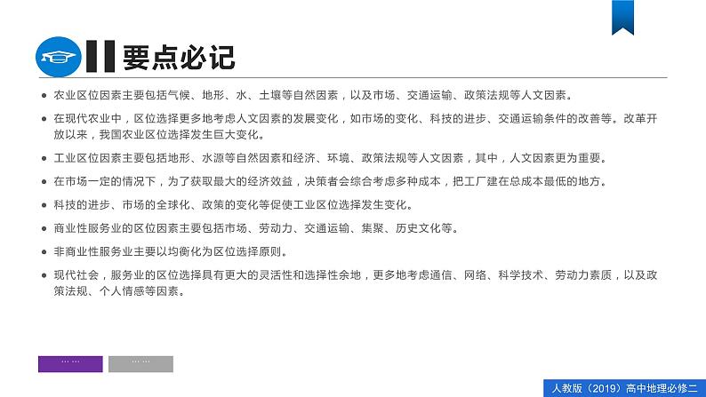 第三章 产业区位因素(单元复习课件)精编高一地理同步备课系列(人教版2019必修第二册)04