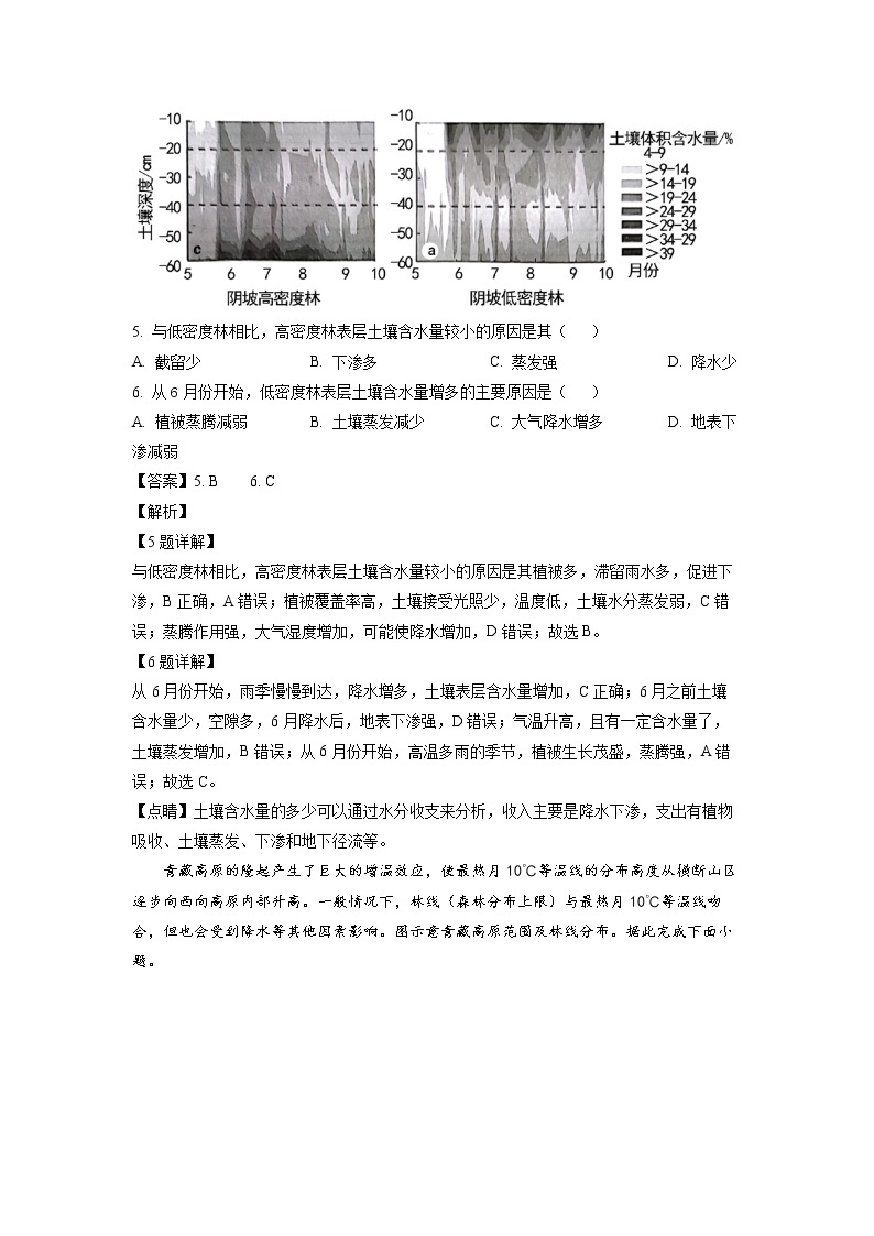 山东省潍坊市2023届高三上学期1月期末考试地理试题 word版含解析03