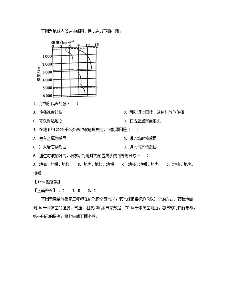 2022-2023学年福建省厦门市高一下学期地理期中专项模拟试题(AB卷)含解析第2页
