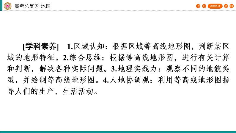 第1编第1章第2讲 等高线地形图(课件PPT)-新教材+新高考地理一轮复习第2页