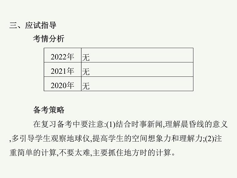 2023艺术类考生地理高考二轮专题复习 地球的自转及其意义课件PPT第4页