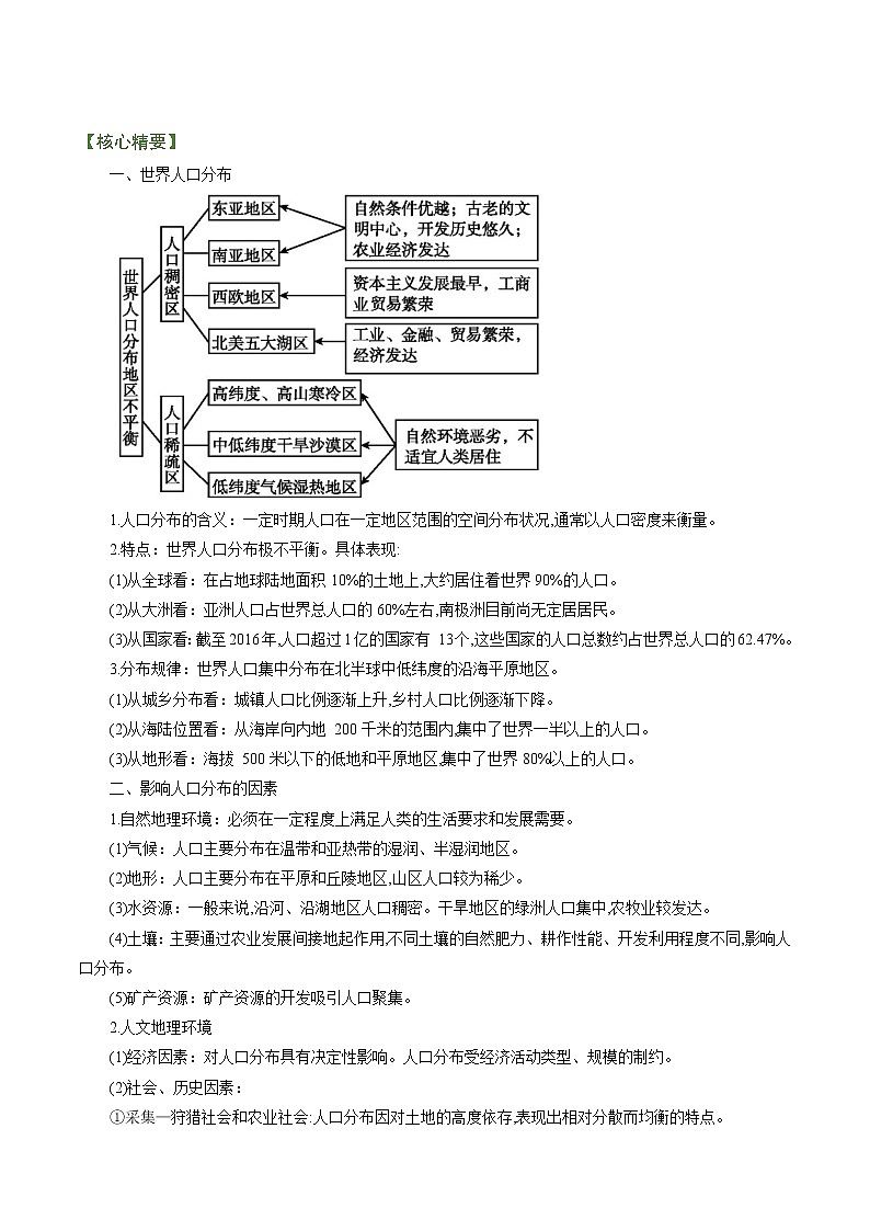 专题07 人口专题(讲义)——【高考二轮复习】2023年高考地理全面复习汇编(浙江专用)(原卷版)第3页