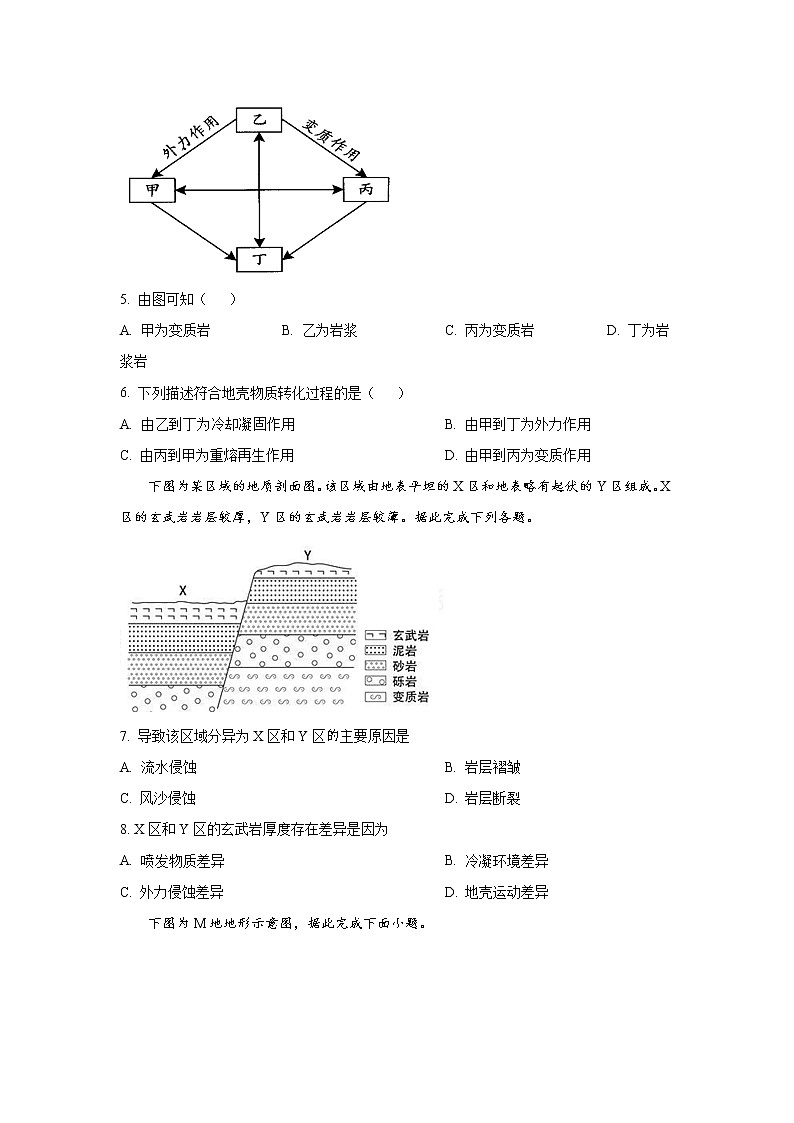 2022-2023学年海南省海口嘉勋高级中学高二上学期10月月考地理试题(Word版)02