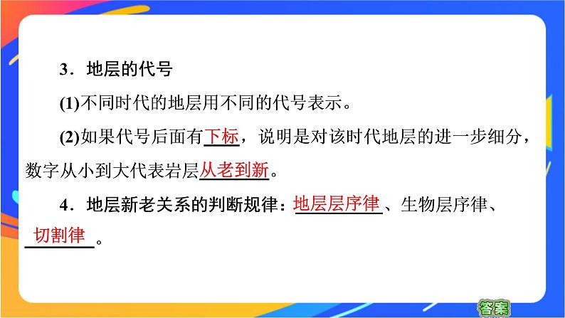 第二单元 地形变化的原因 单元活动 学用地质简图 课件05