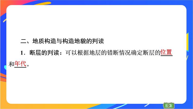 第二单元 地形变化的原因 单元活动 学用地质简图 课件06