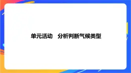 第三单元 大气变化的效应  单元活动　分析判断气候类型  课件