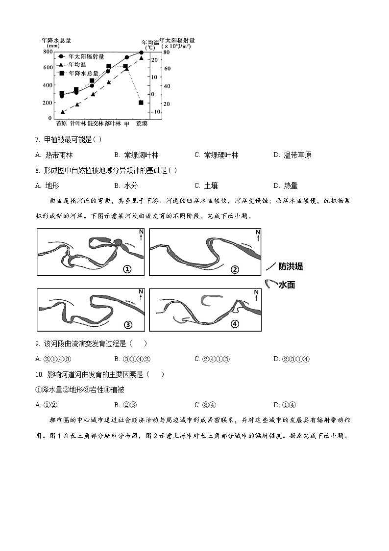 浙江省湖州市三賢聯(lián)盟2021-2022學(xué)年高二下學(xué)期期中聯(lián)考地理試題無(wú)答案第3頁(yè)