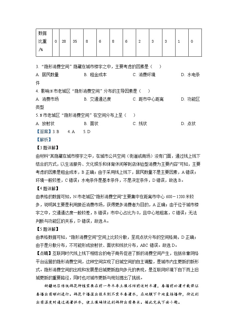 四川省宜賓市南溪第一中學(xué)校2022-2023學(xué)年高三地理下學(xué)期全真模擬（一）試題（Word版附解析）第2頁