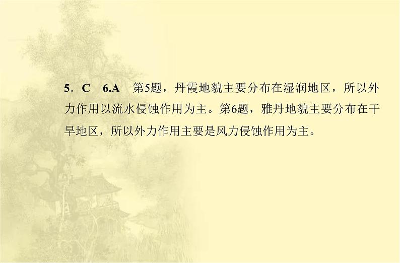 高中地理学业水平合格性考试专题四地貌课件08