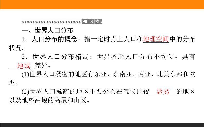 1.1人口分布的特点及影响因素课件PPT04
