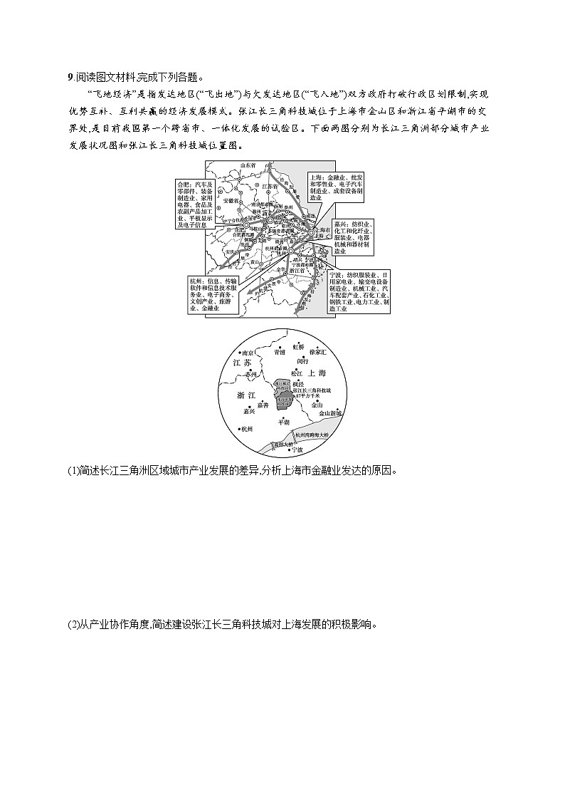 第二章 區(qū)域發(fā)展 第一節(jié) 上海大都市的輻射功能第3頁