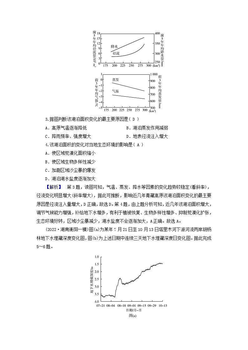 (新高考适用)2023版高考地理二轮总复习 第1部分 专题突破篇 专题4 水圈与水循环第2页