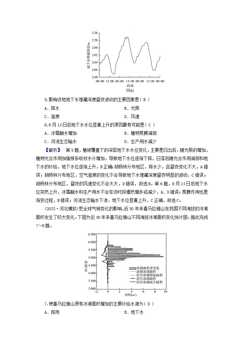 (新高考适用)2023版高考地理二轮总复习 第1部分 专题突破篇 专题4 水圈与水循环第3页