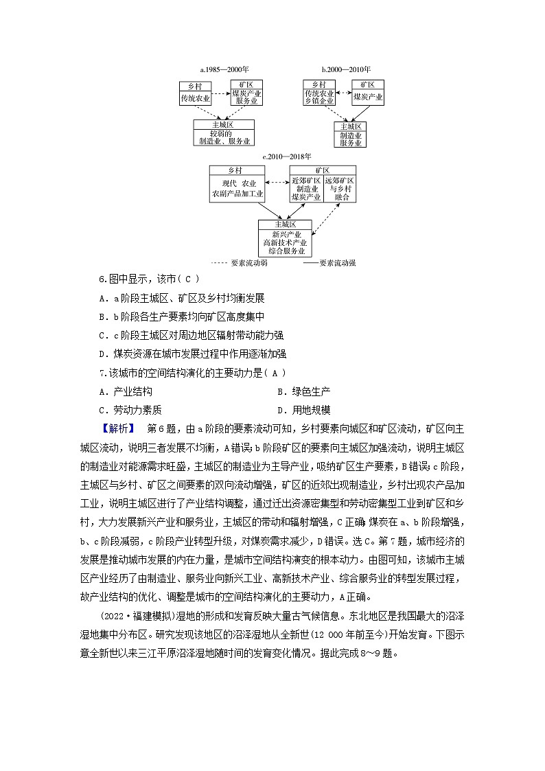 (新高考适用)2023版高考地理二轮总复习 第1部分 专题突破篇 专题10 区域协调与区域发展第3页