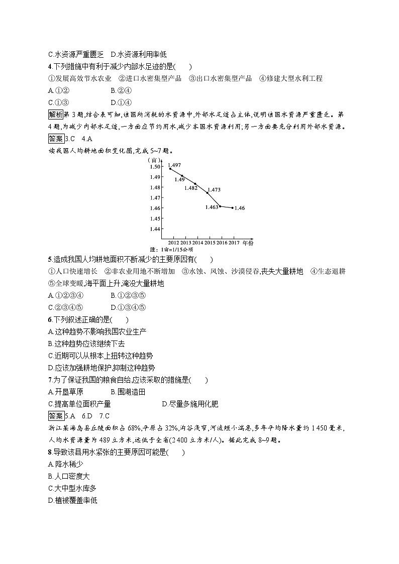 第一章 第二节 自然资源及其利用第2页