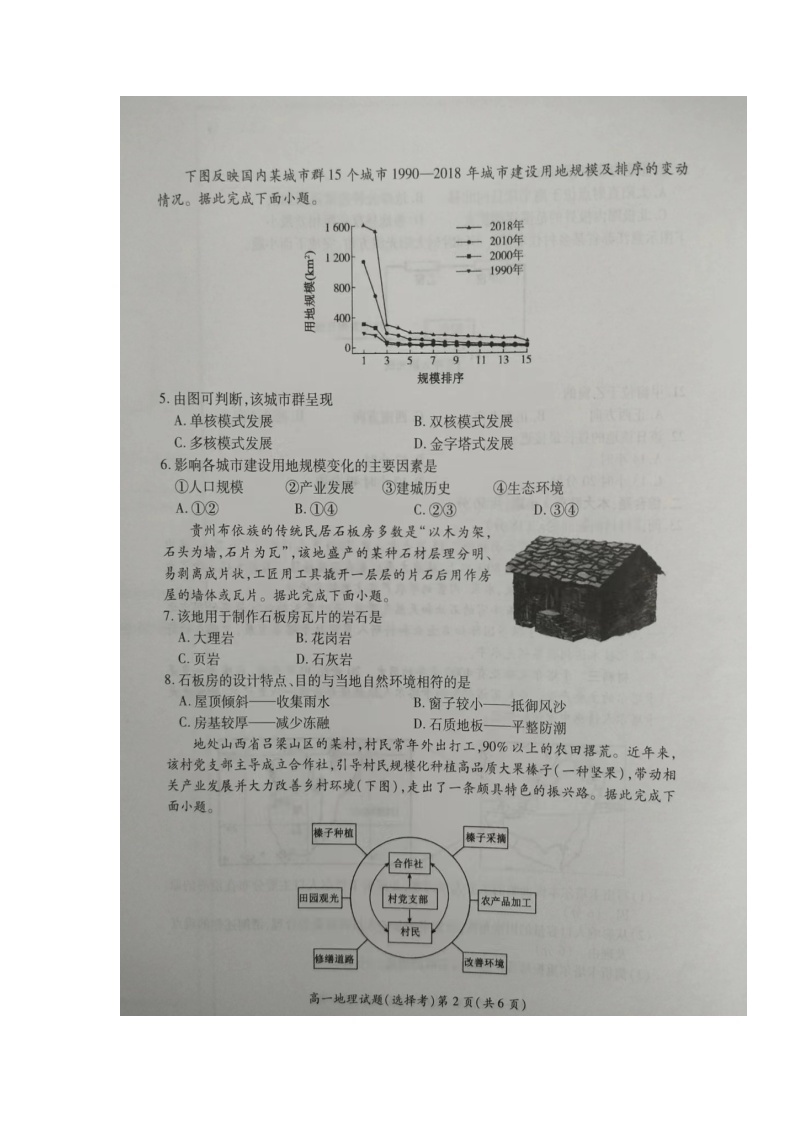 江苏省徐州市铜山区2022-2023学年高一下学期期中地理（选择考）试卷02