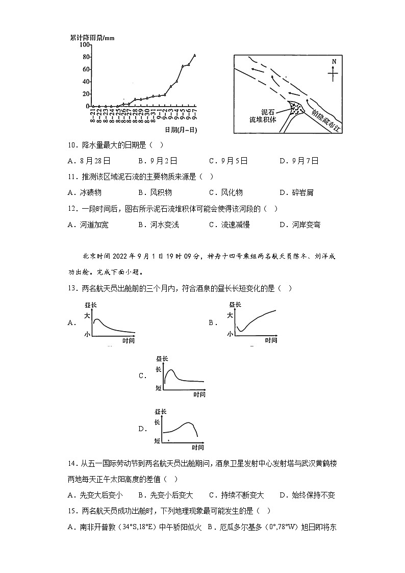 湖北省部分学校2022-2023学年高三下学期五月联合测评地理试题(含答案)第3页