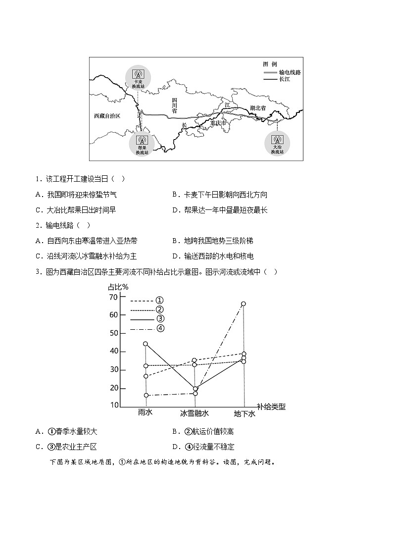 信息必刷卷05-高考地理考前信息必刷卷(北京专用)02