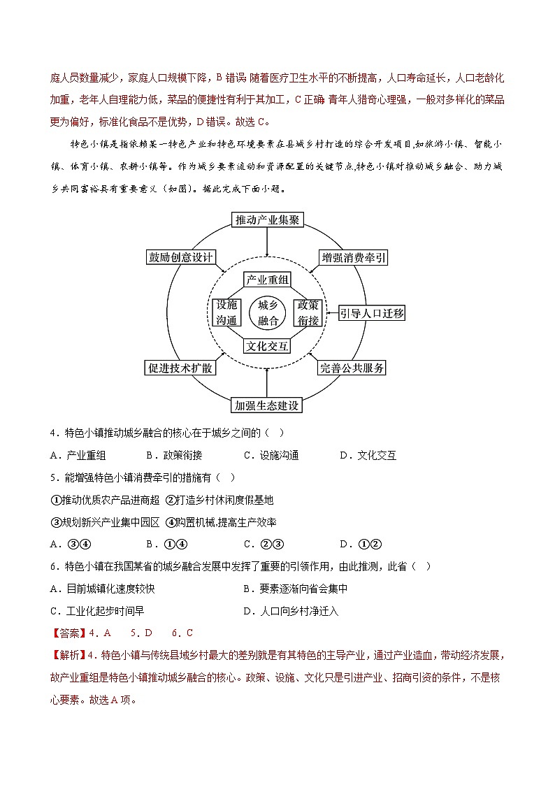 押题卷02-2023年冲刺高考地理考前押题金榜卷(湖南专用)(解析版)第2页