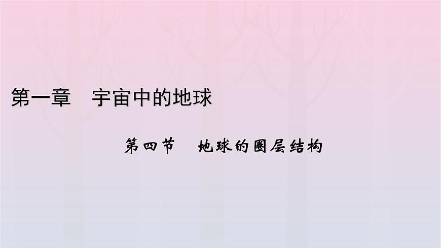 新教材2023年高中地理第1章宇宙中的地球第4節(jié)地球的圈層結(jié)構(gòu)課件新人教版必修第一冊第1頁