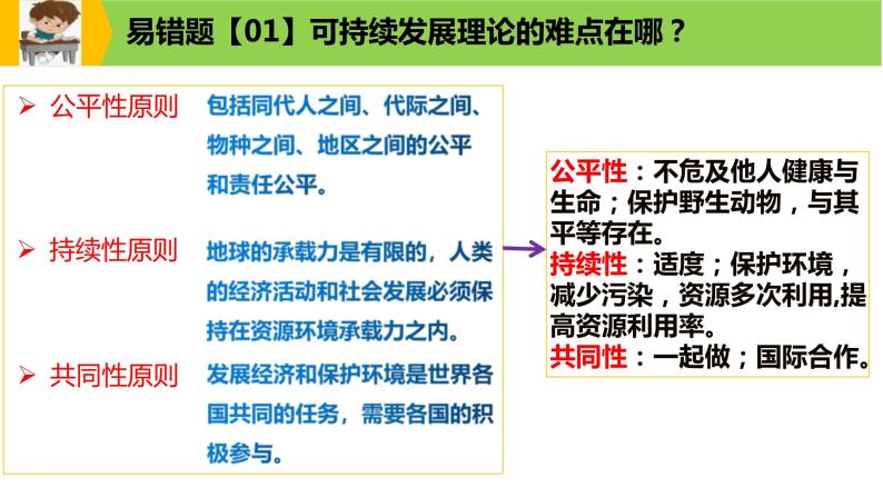 新高考地理三轮冲刺易错题精品课件易错点12+区域可持续发展 (含详解)07