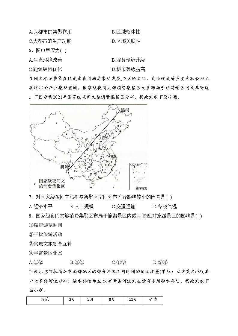 河北省2023届高三下学期省级联测考试预测卷(七)地理试卷(含答案)第2页