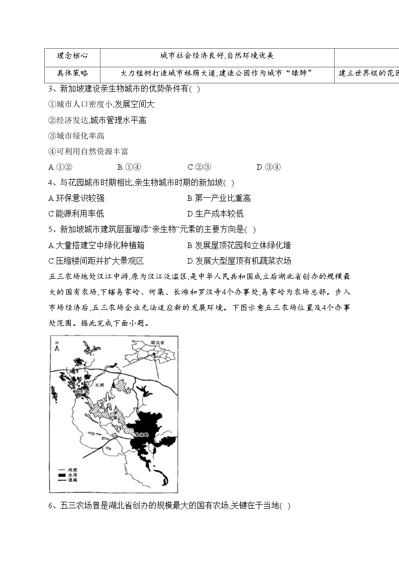 河北省2023届高三下学期猜题信息卷（一）地理试卷（含答案）02