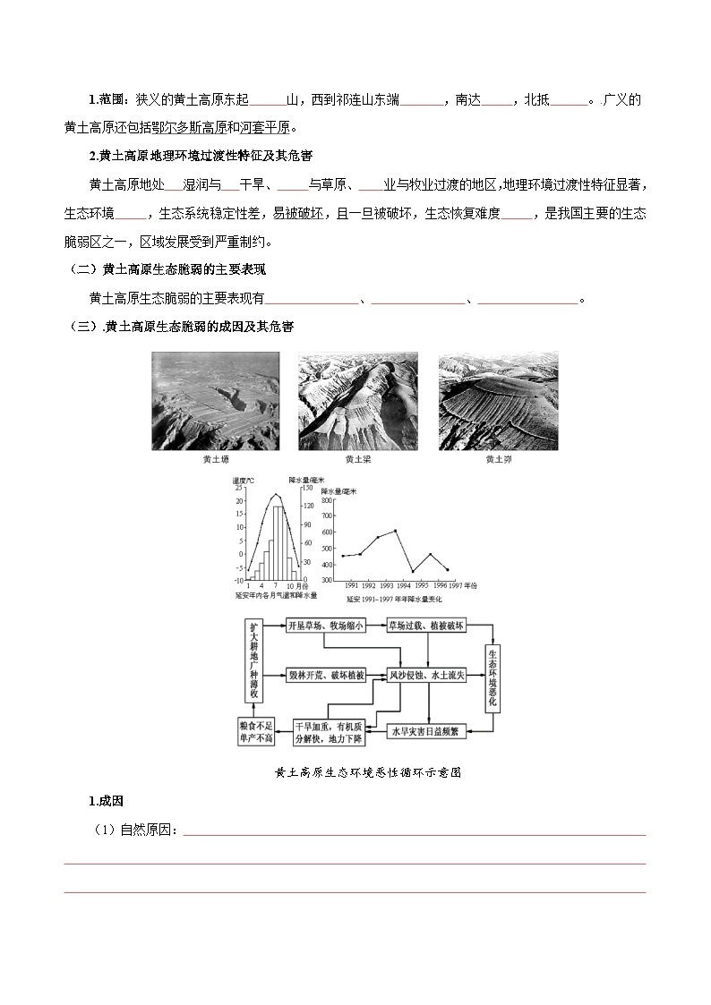 主题06 生态脆弱区的治理——以黄土高原为例——【期末复习】高中地理全册单元知识点梳理（中图中华地图版选择性必修第二册）02