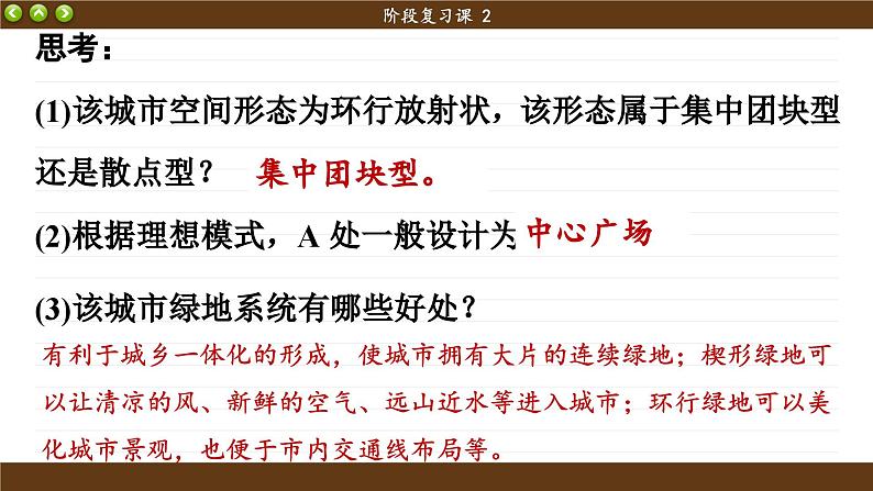 人教版地理必修2 第二章 阶段复习(课件PPT)08