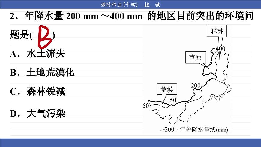 5.1 植被（同步練習(xí)課件）第5頁